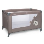 BLISSY BASIC Beige single-level travel cot