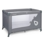 BLISSY BASIC Gray single-level travel cot