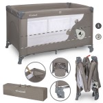 BLISSY DUO two-level travel cot Beige
