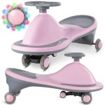 ROLLO Pink gravity ride-on toy