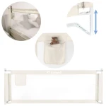 Barierka do łóżka Kidwell TIVA 180 Beige