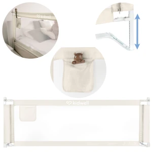 Barierka do łóżka Kidwell TIVA 200 Beige