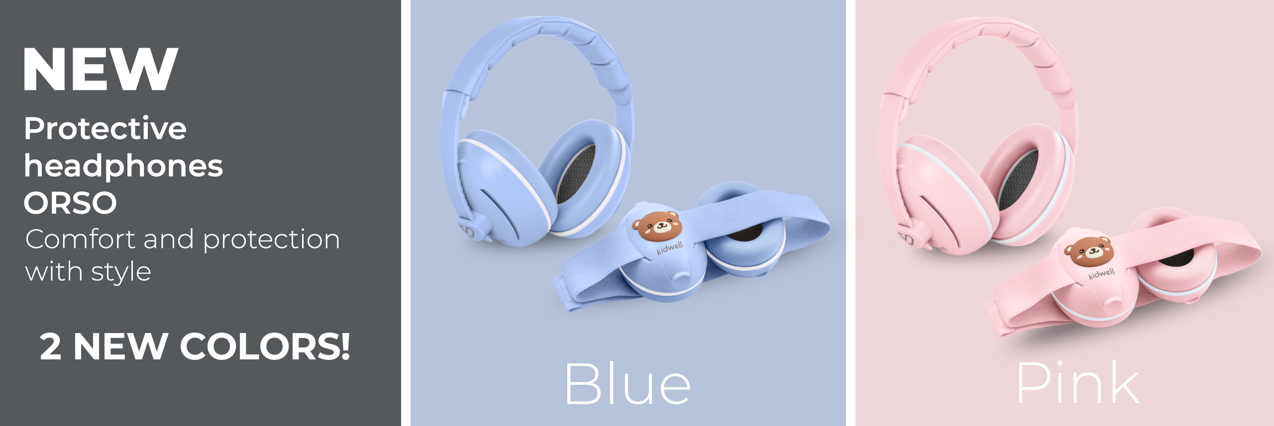 Protective Headphones ORSO - 2 New Colors